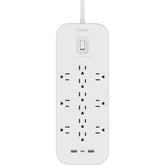 Belkin 12-Outlet Surge Protector with USB (White)